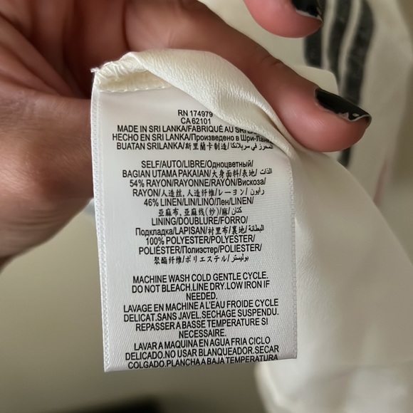 BCBGENERATION, Striped Linen Blend Dress - Picture 7 of 8